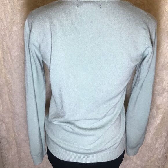 Forever 21 Mint Green V-Neck Sweater - Picture 5 of 7